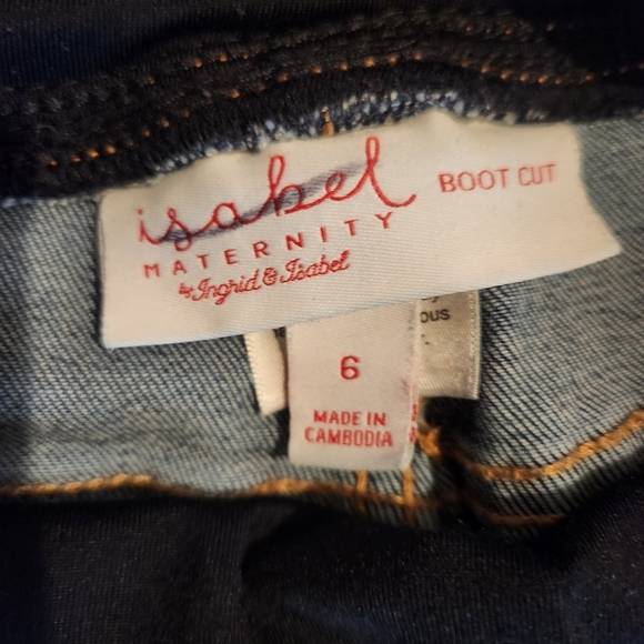 3 pairs Isabel maternity boot cut jeans - Picture 3 of 5